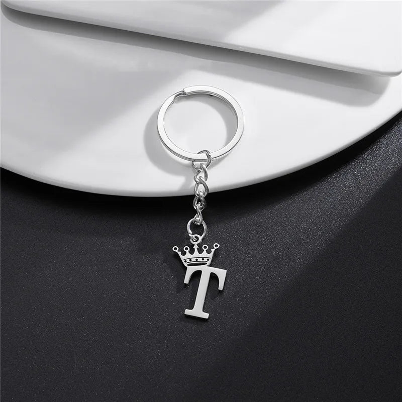 Royal Initial Keychain Charm