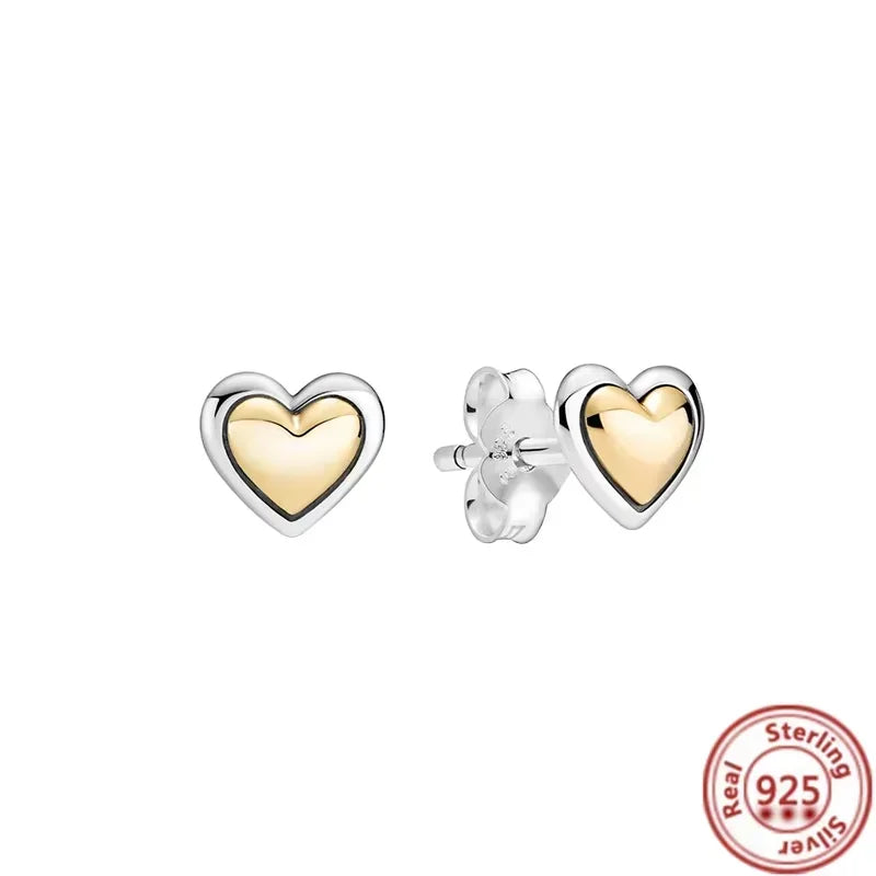 Radiant Heart Sterling Silver Earrings