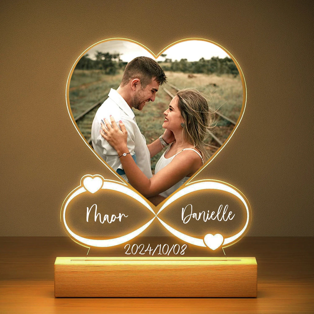 Custom Love Frame Anniversary Gift for Couples