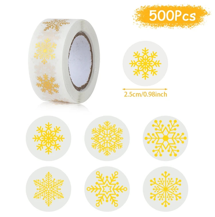 500Pcs Christmas Stickers Set
