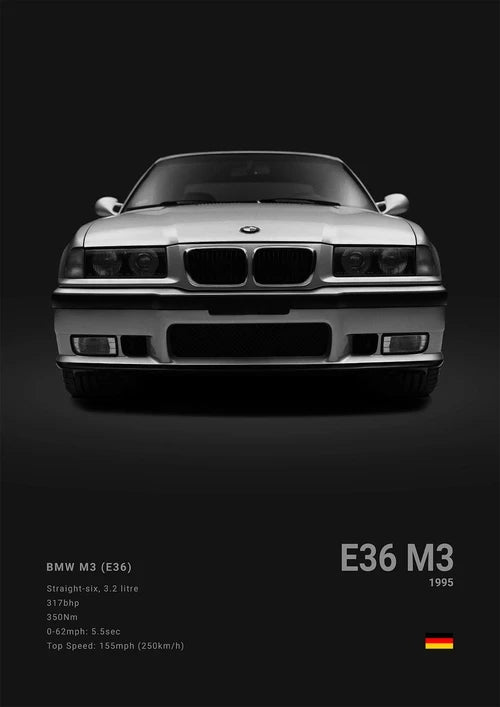 Luxury Sports Cars Canvas Wall Art Poster
