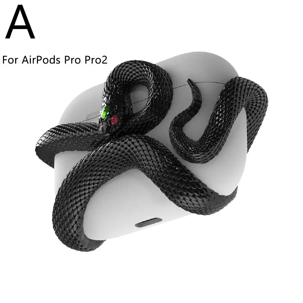 Snake-Shaped Protective Case for AirPods Pro/2/3