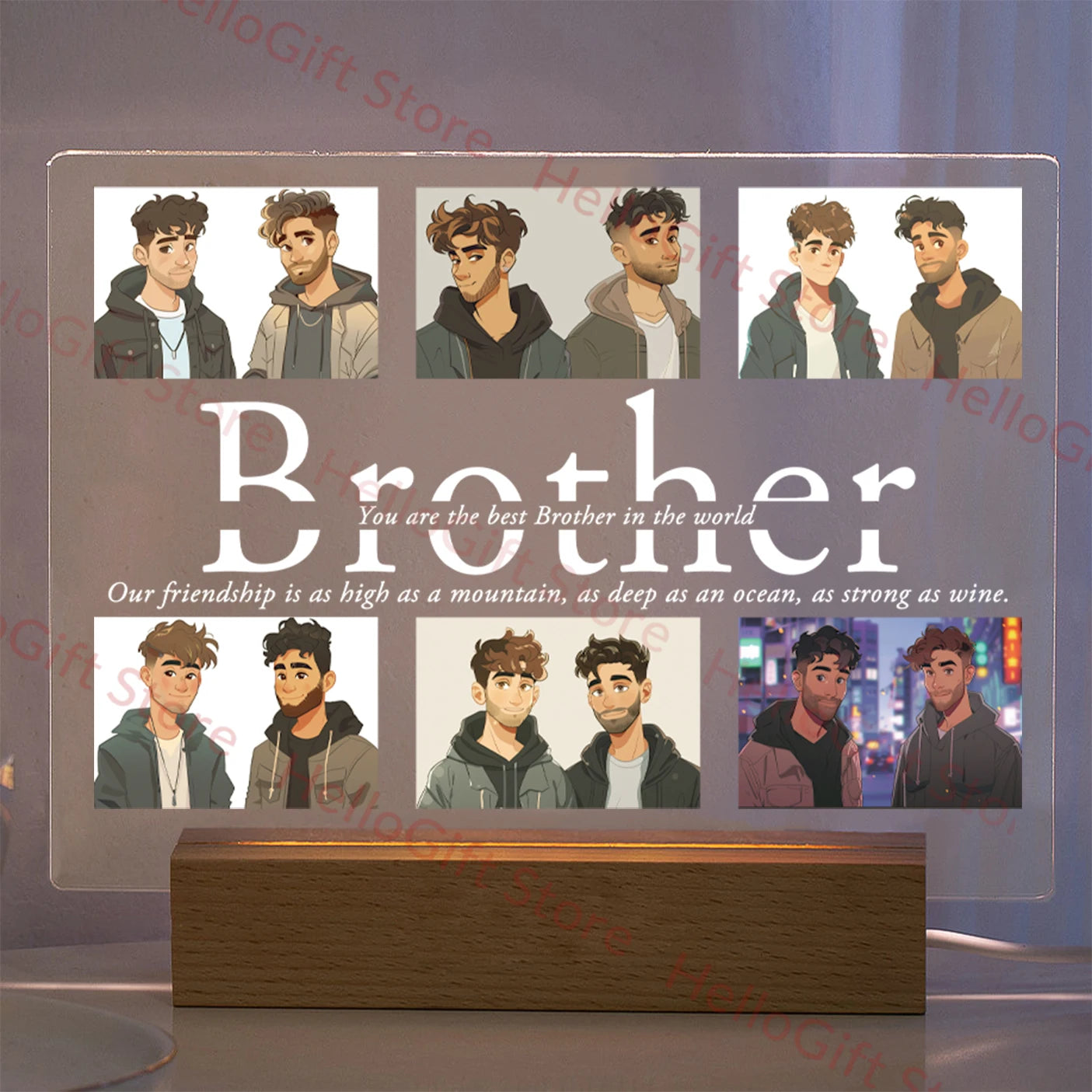 Memory Glow 3D Personalized Night Light