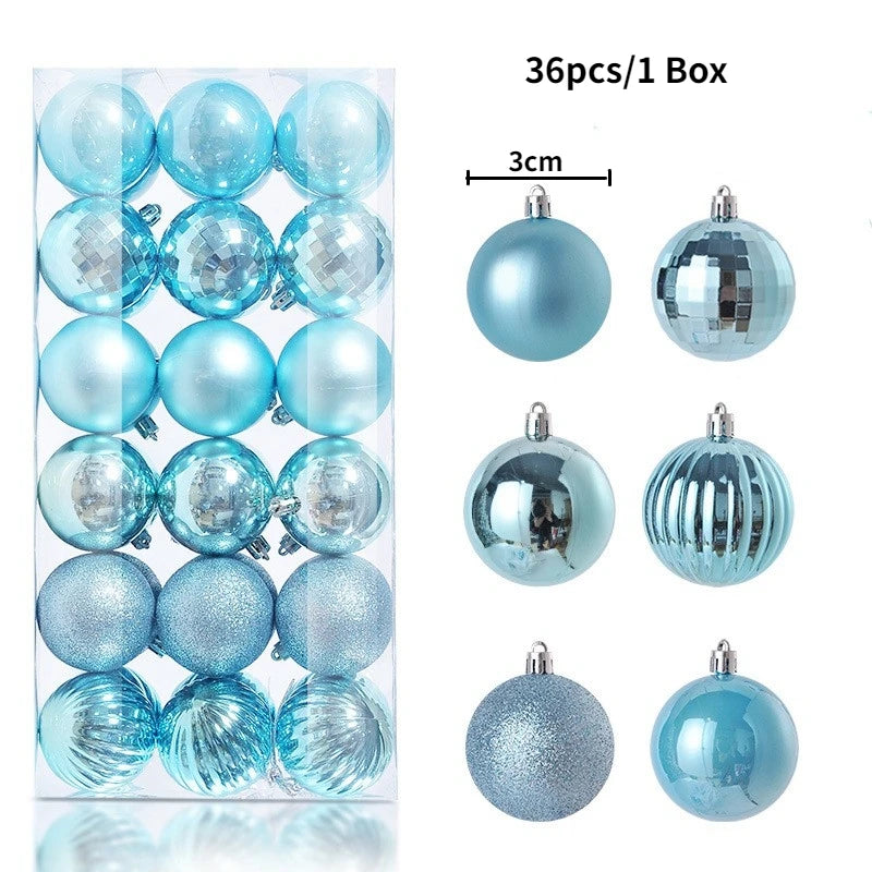 Elegant Xmas Tree Decorations for Home, Party, and New Year 2026 Décor