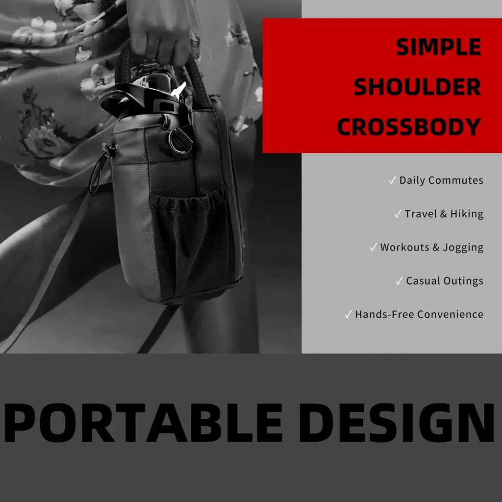 Magnetic Gym Water Bottle & Phone Storage Bag