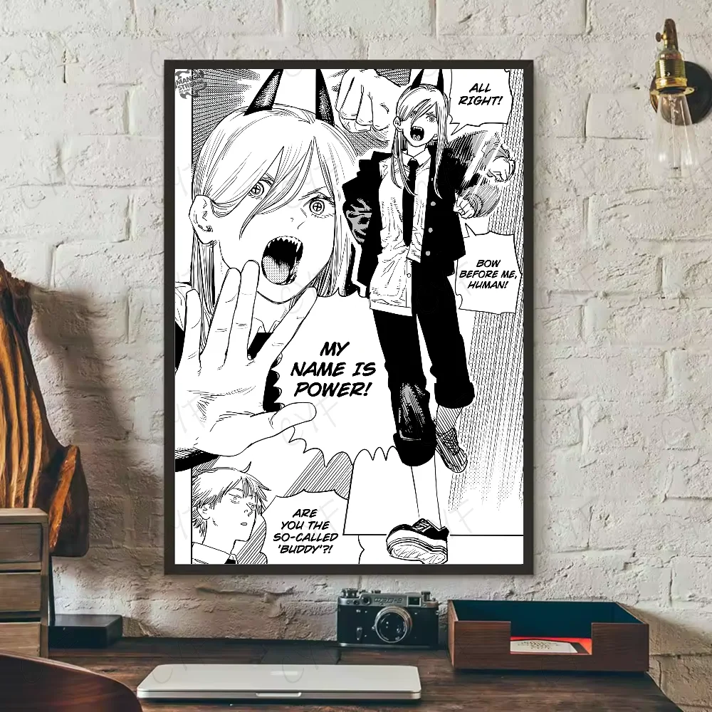 Chainsaw Man Anime Poster – Waterproof Wall Art