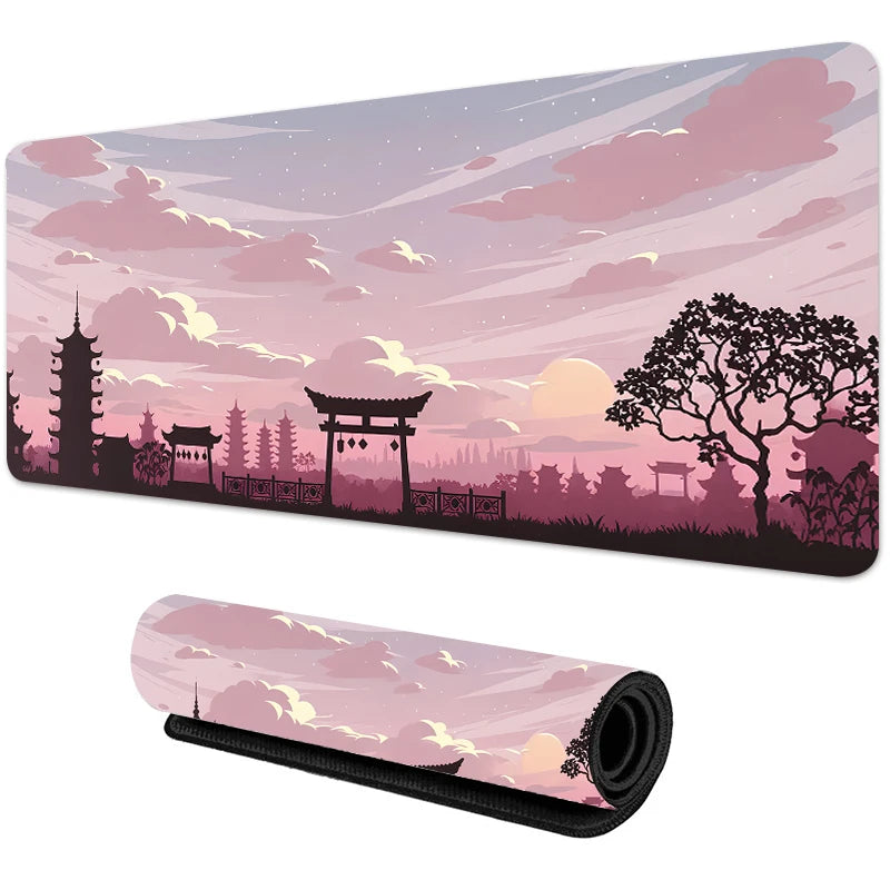 Sakura Scenery Large Gaming Mouse Pad