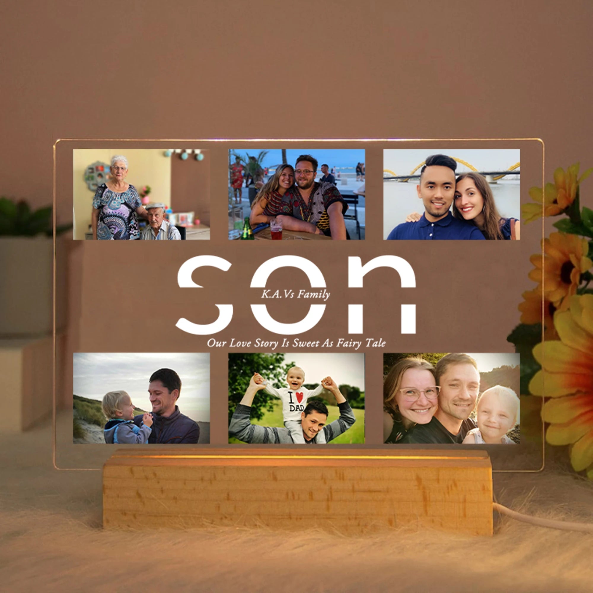 Memory Glow 3D Personalized Night Light