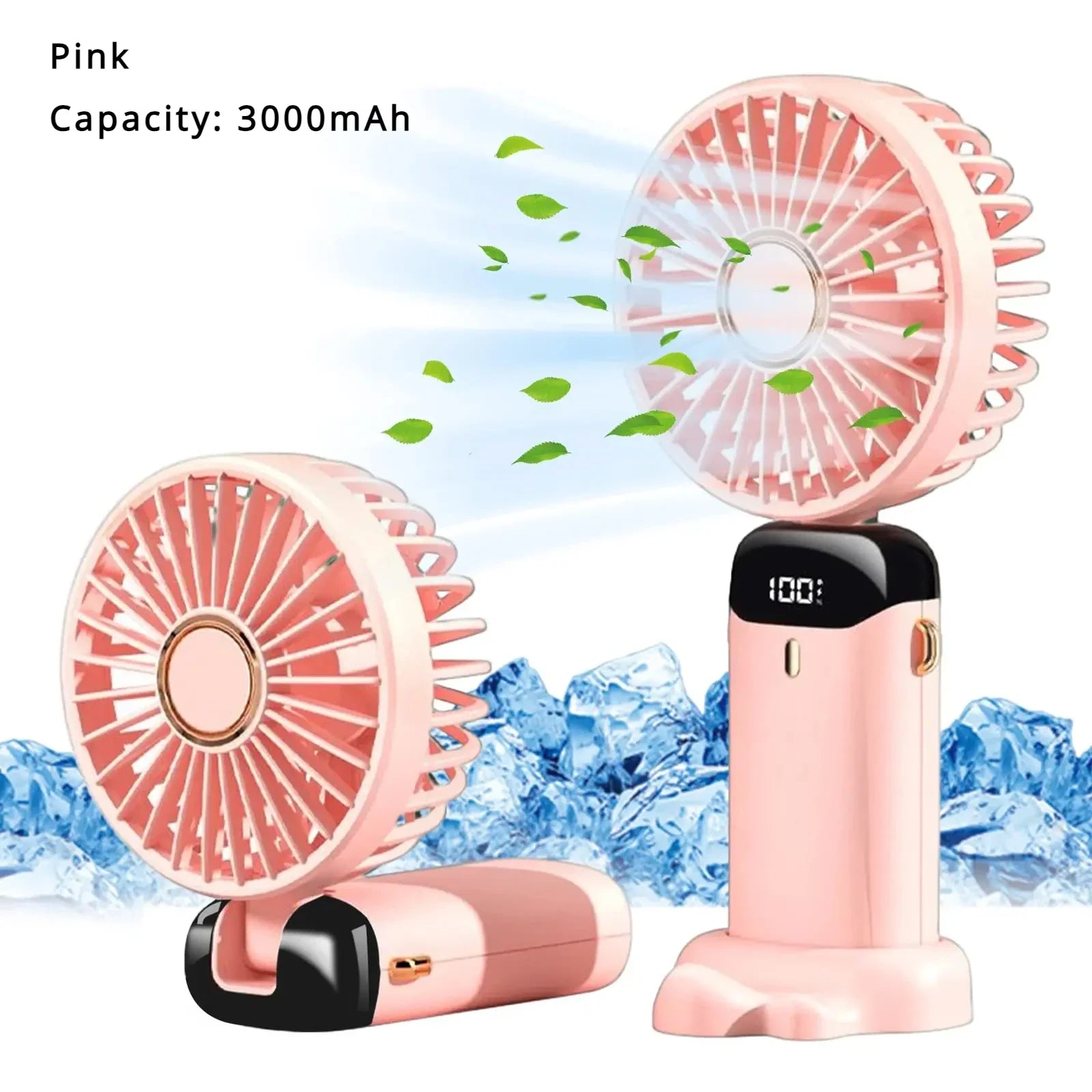 Portable Handheld & Neck Fan with Phone Holder