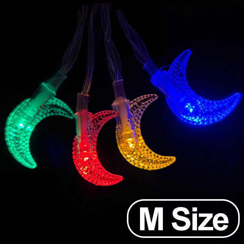 Christmas Colorful Snowflake & Star String Lights