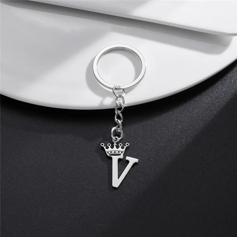 Royal Initial Keychain Charm