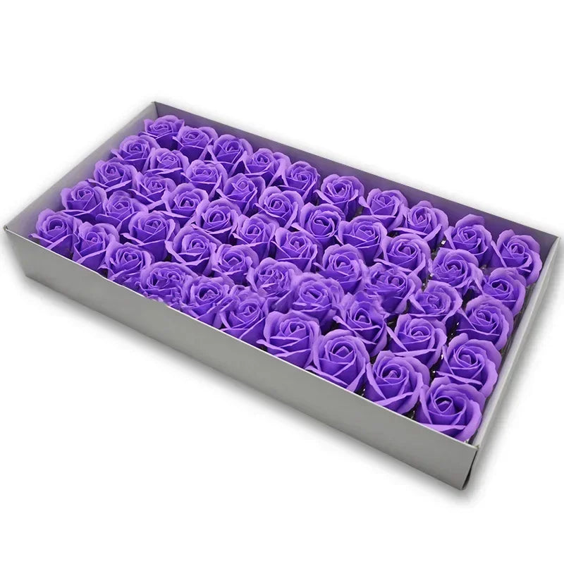 50pcs Artificial Rose Heads