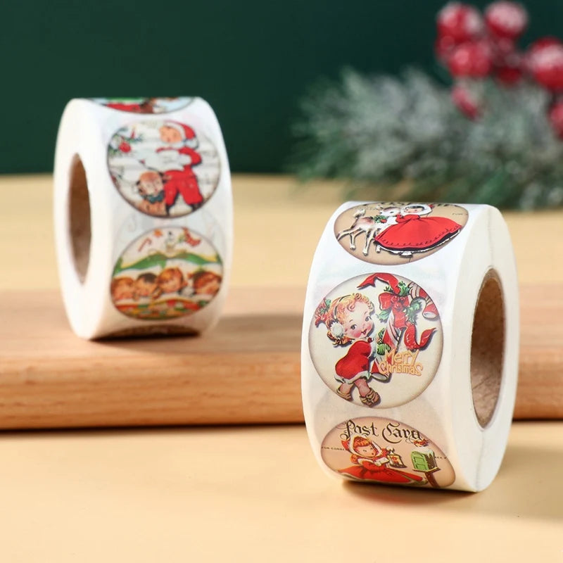 500Pcs Christmas Stickers Set