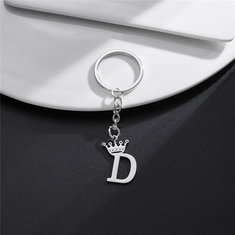 Royal Initial Keychain Charm