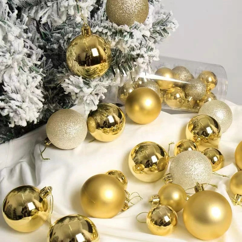 Elegant Xmas Tree Decorations for Home, Party, and New Year 2026 Décor