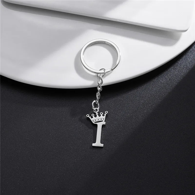 Royal Initial Keychain Charm