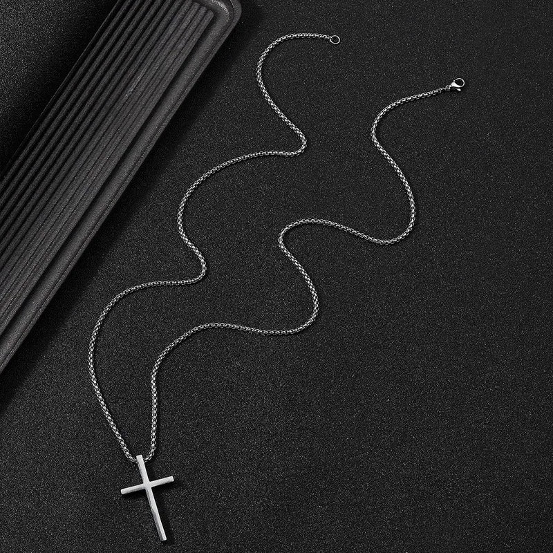 Simple Cross Necklace for Men