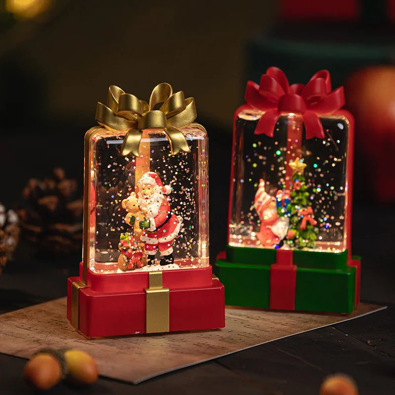 Christmas Snow Crystal Ball Night Light