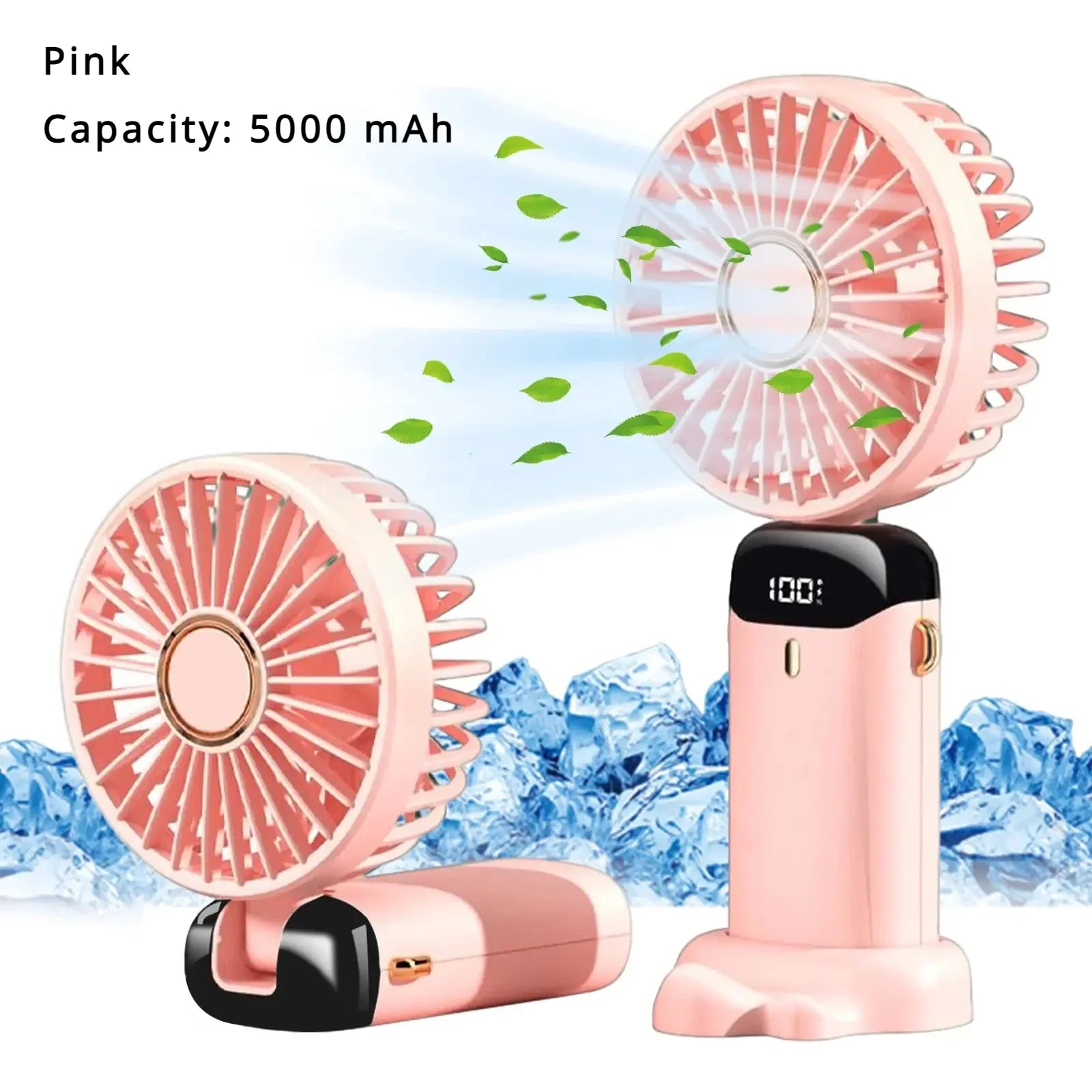 Portable Handheld & Neck Fan with Phone Holder