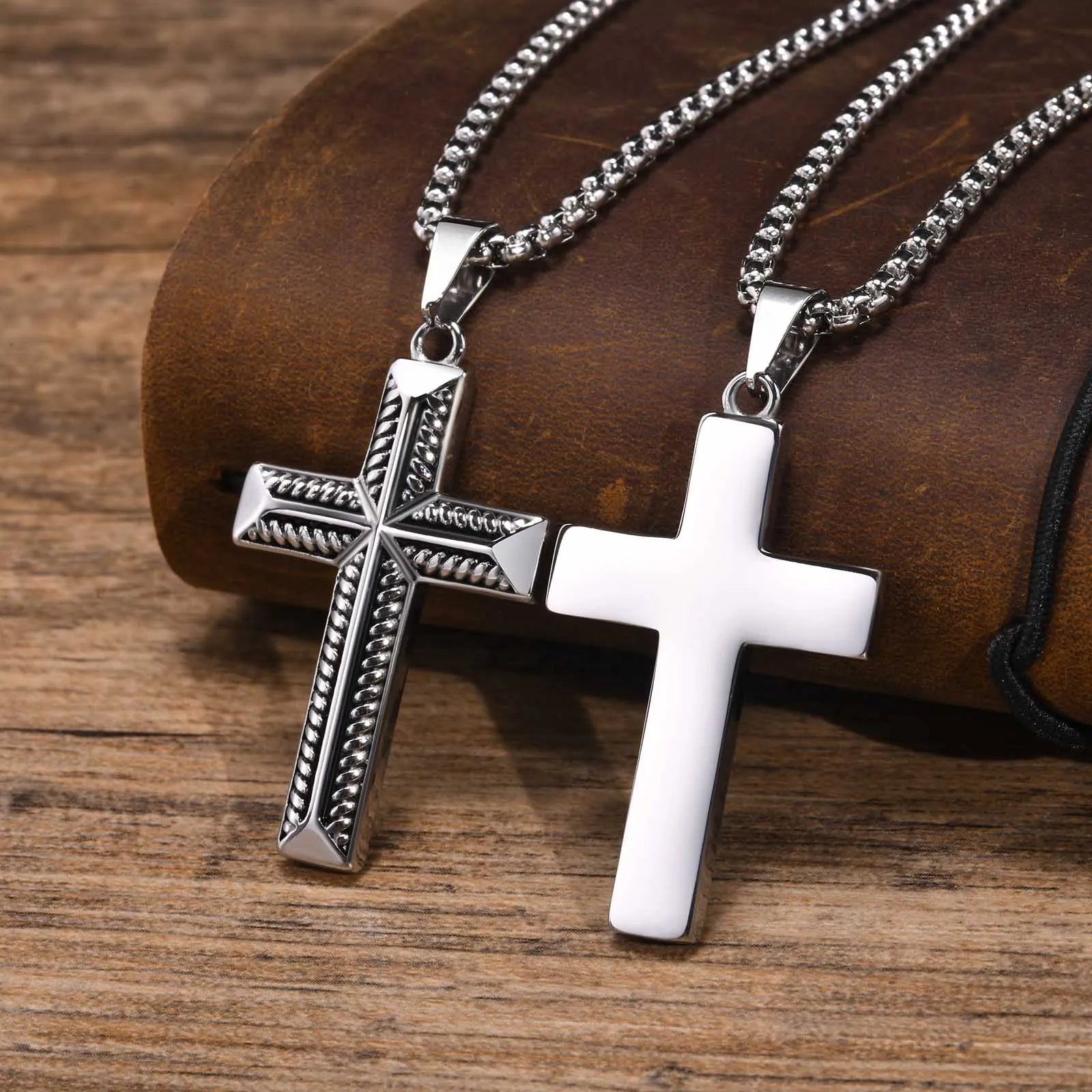 SteelFaith Cross Necklace