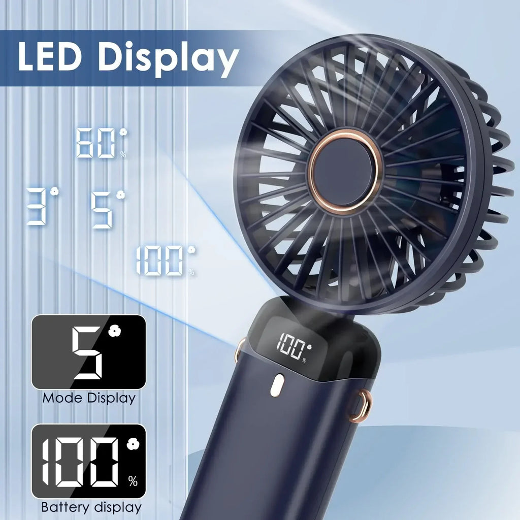 Portable Handheld & Neck Fan with Phone Holder