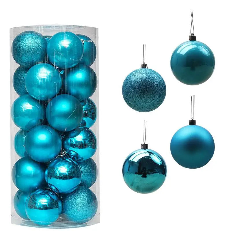 Holiday Christmas Ball Ornaments Set – 24PCS