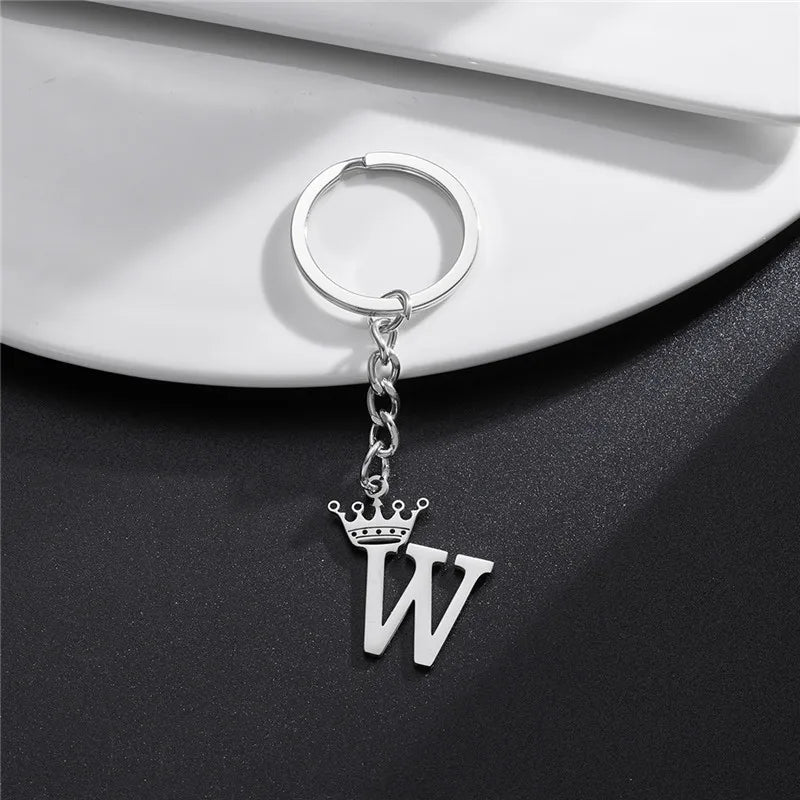 Royal Initial Keychain Charm
