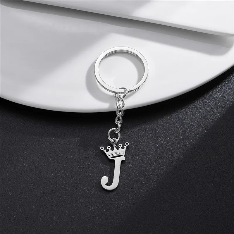 Royal Initial Keychain Charm