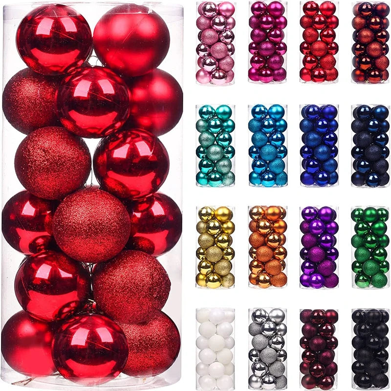 Elegant Xmas Tree Decorations for Home, Party, and New Year 2026 Décor