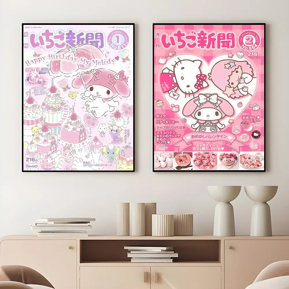 Cute Sanrio Wall Poster
