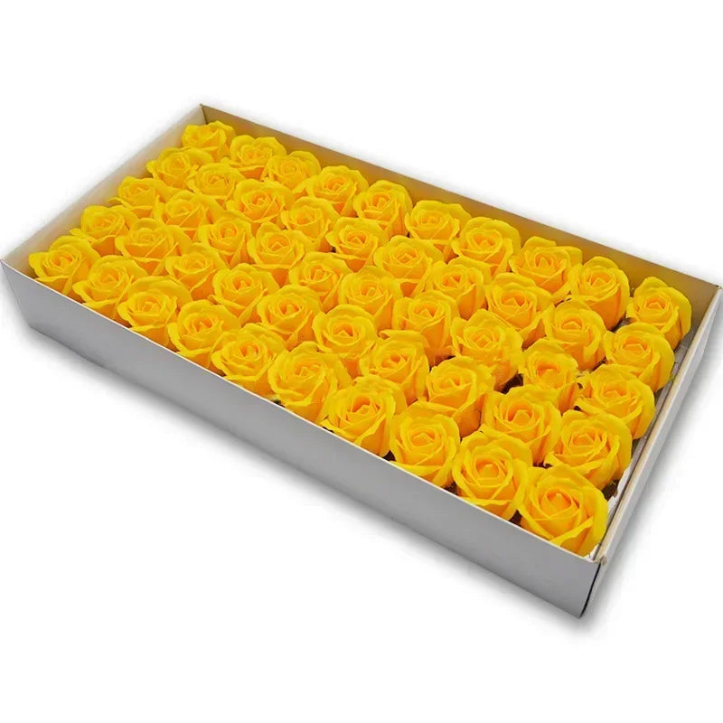 50pcs Artificial Rose Heads