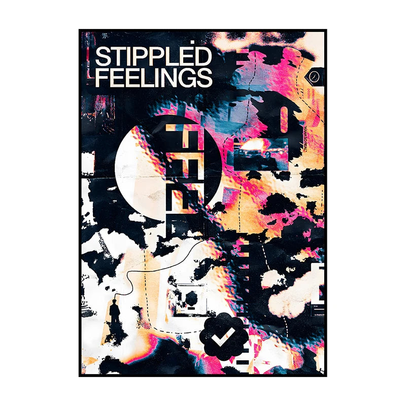 Vintage Abstract Canvas Wall Art Poster