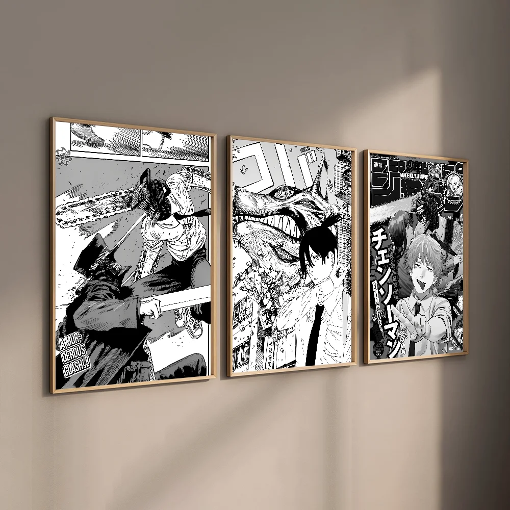 Chainsaw Man Anime Poster – Waterproof Wall Art