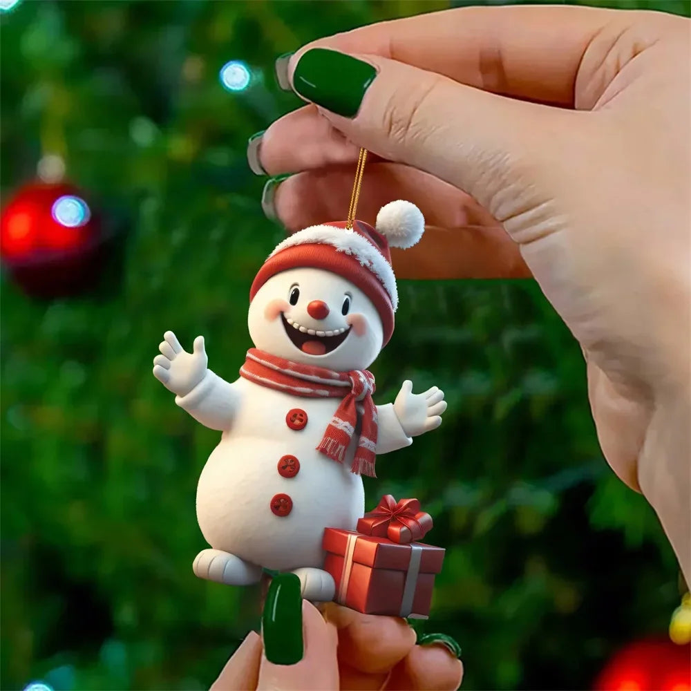 Frosty Fun Christmas Ornament