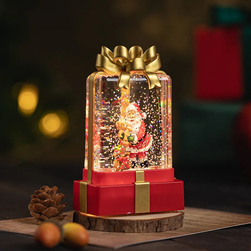 Christmas Snow Crystal Ball Night Light