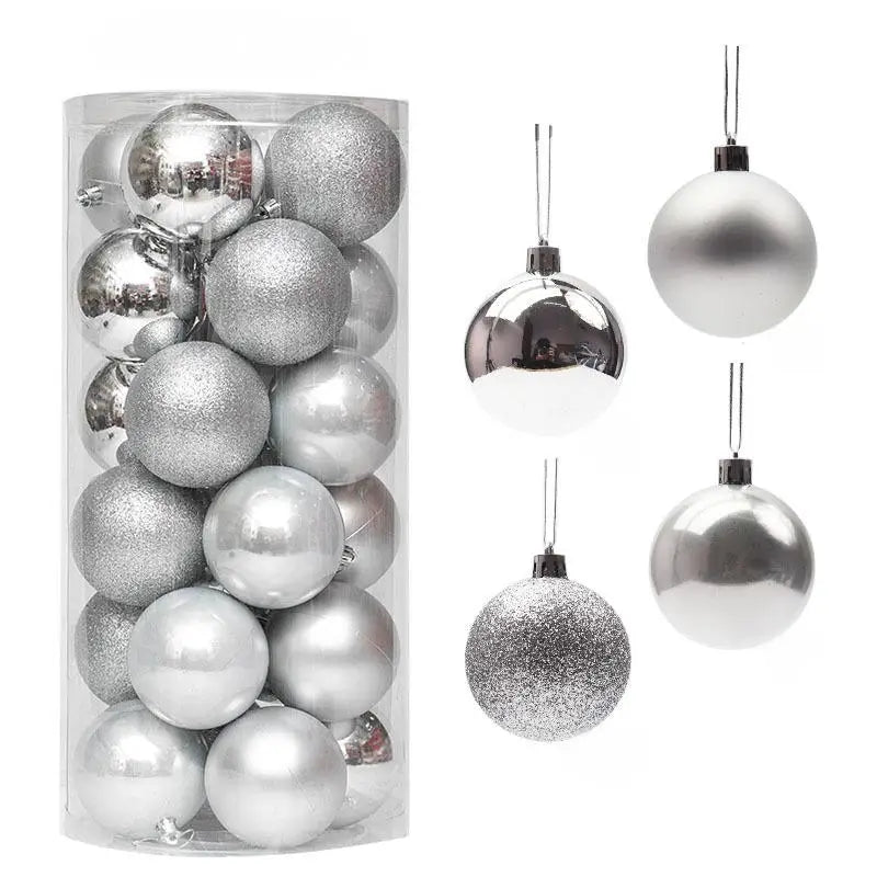 Holiday Christmas Ball Ornaments Set – 24PCS