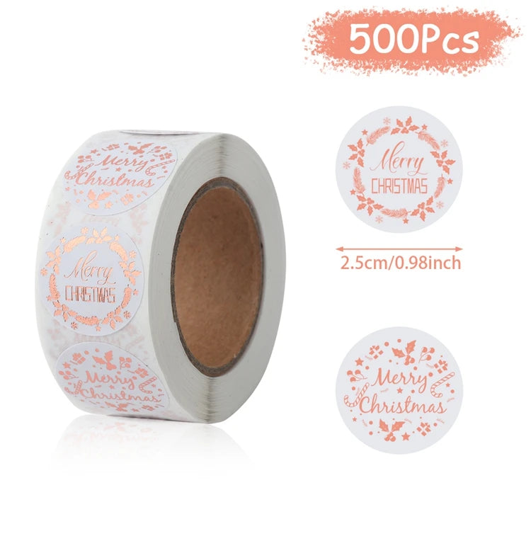 500Pcs Christmas Stickers Set