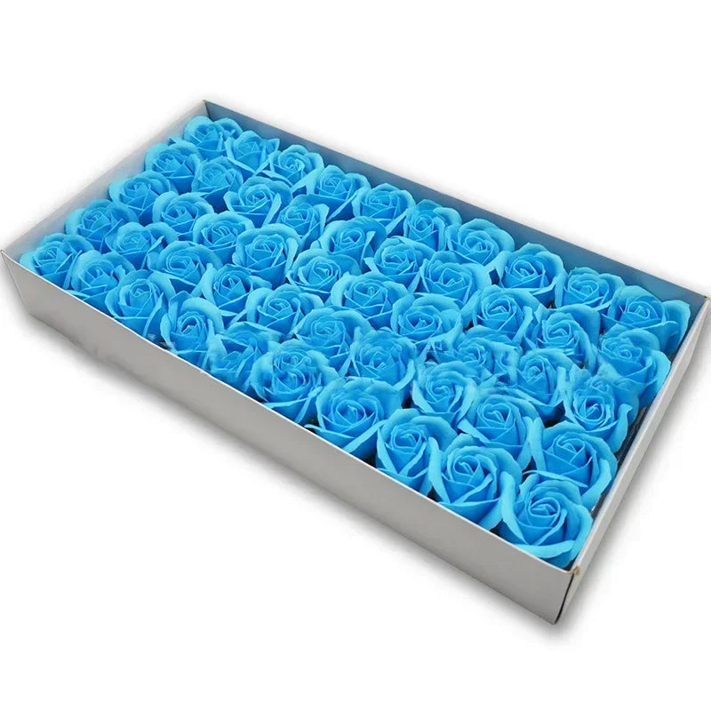 50pcs Artificial Rose Heads