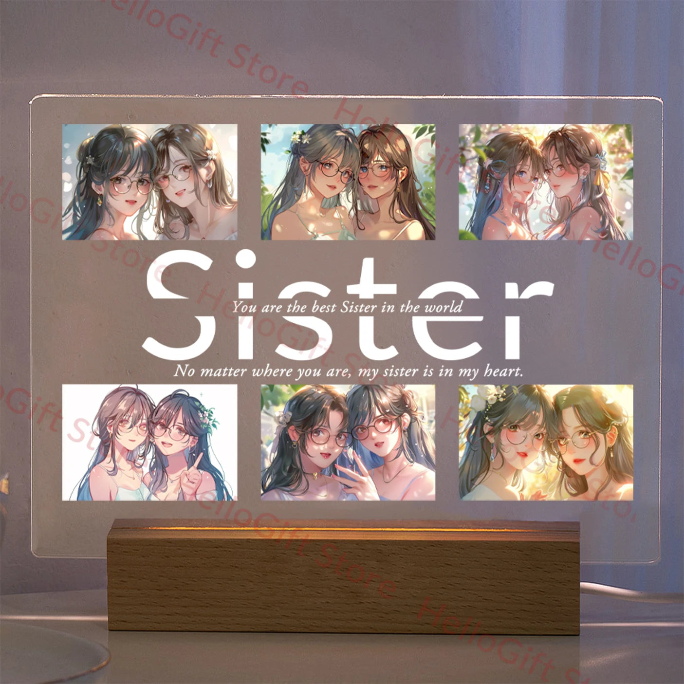 Memory Glow 3D Personalized Night Light