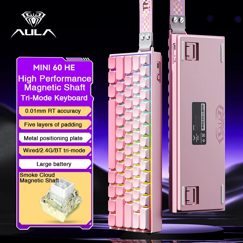 AULA MINI60 HE Magnetic Wireless Keyboard