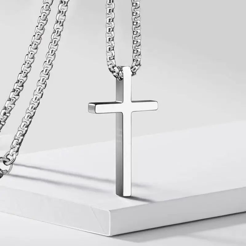 Simple Cross Necklace for Men