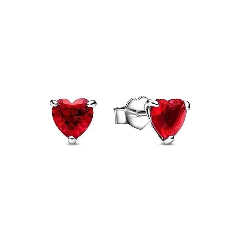 Radiant Heart Sterling Silver Earrings