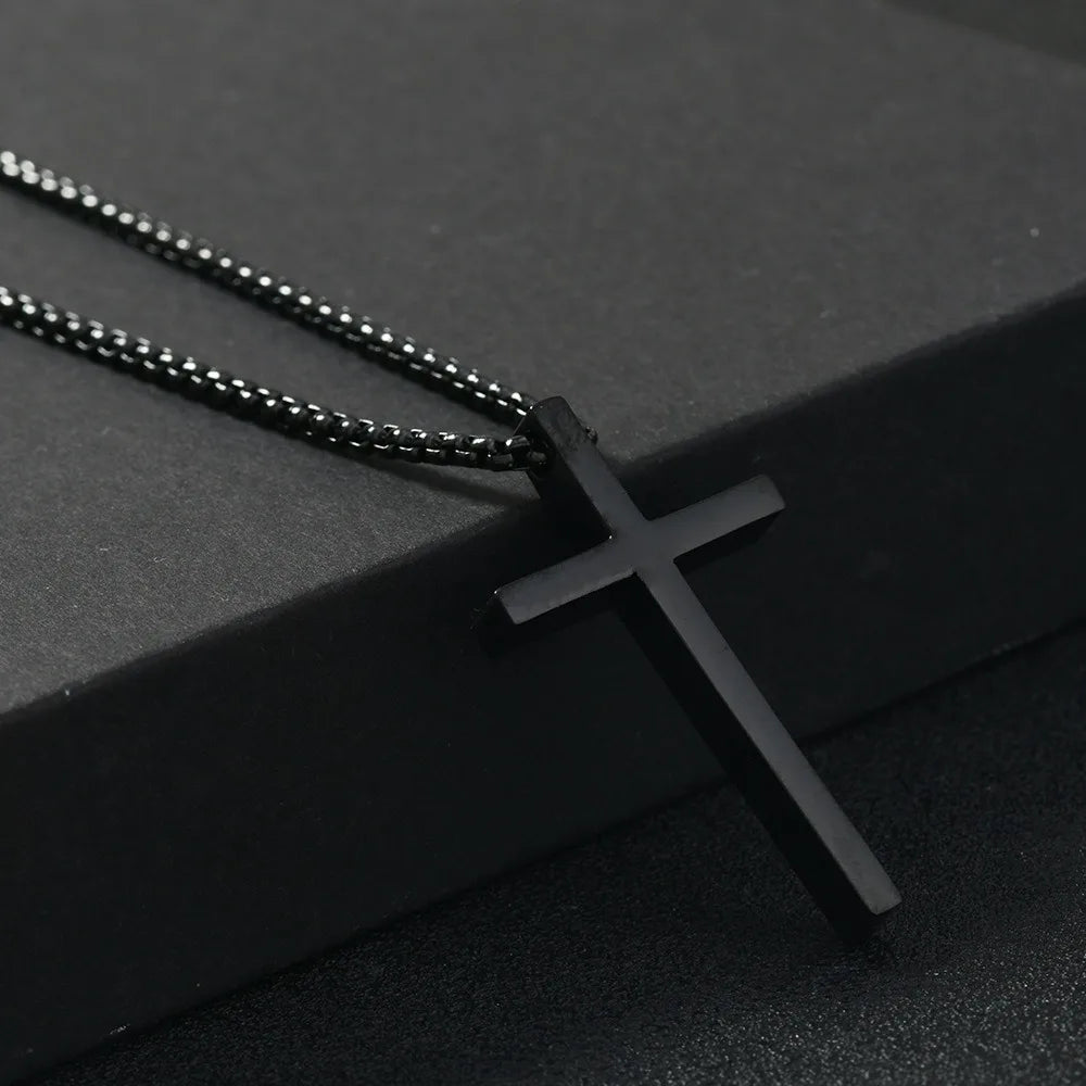 Simple Cross Necklace for Men