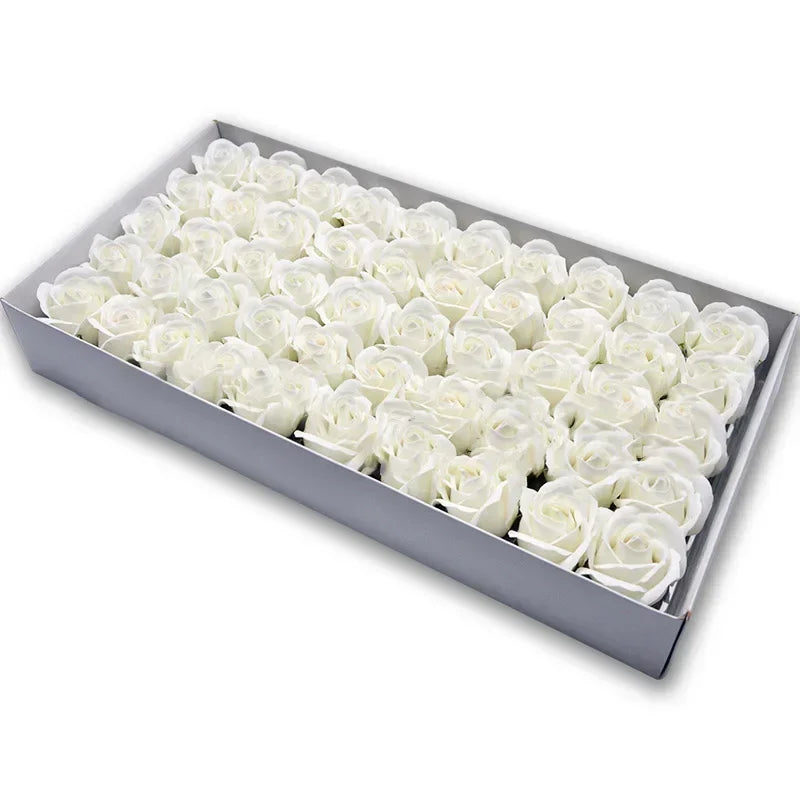 50pcs Artificial Rose Heads