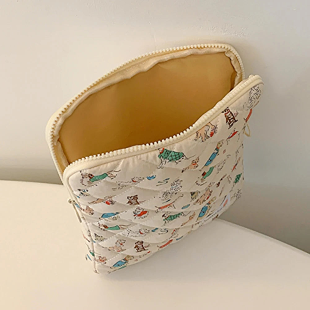 11/13/15 Inch Flower Pattern Laptop Sleeve Case Bag Shockproof Computer Cover Bag Laptop Protective Bag for MacBook Air Ipad