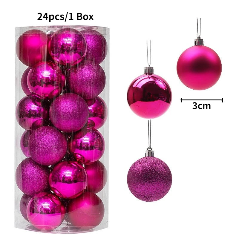 Elegant Xmas Tree Decorations for Home, Party, and New Year 2026 Décor
