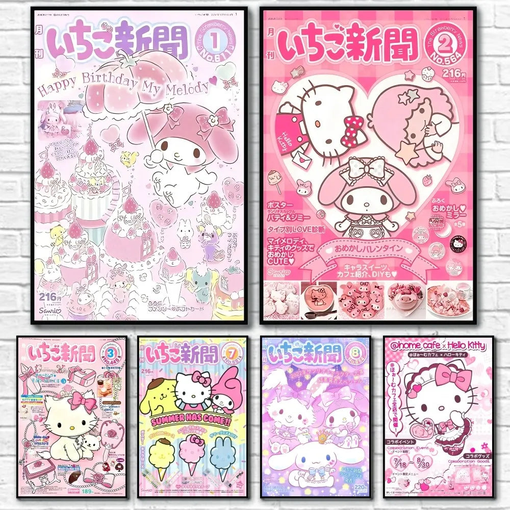 Cute Sanrio Wall Poster