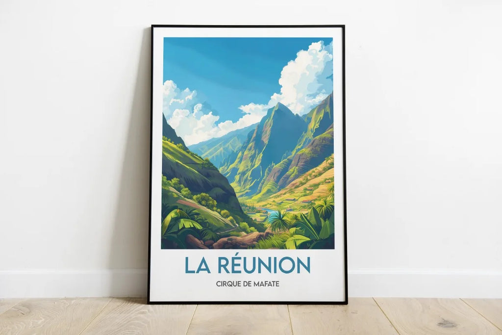 La Réunion Travel Canvas