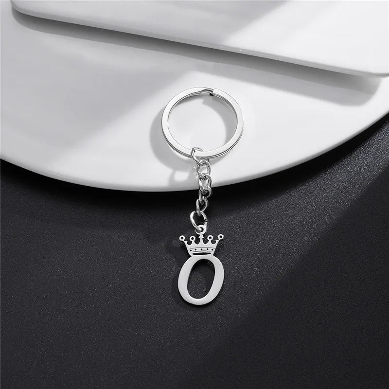 Royal Initial Keychain Charm