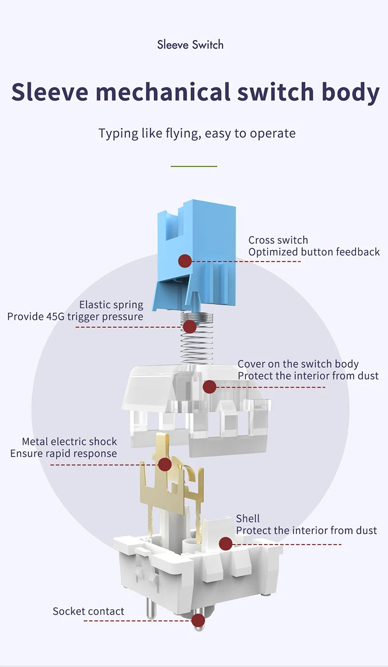 AJAZZ AK680 – Compact Pro Gaming Keyboard